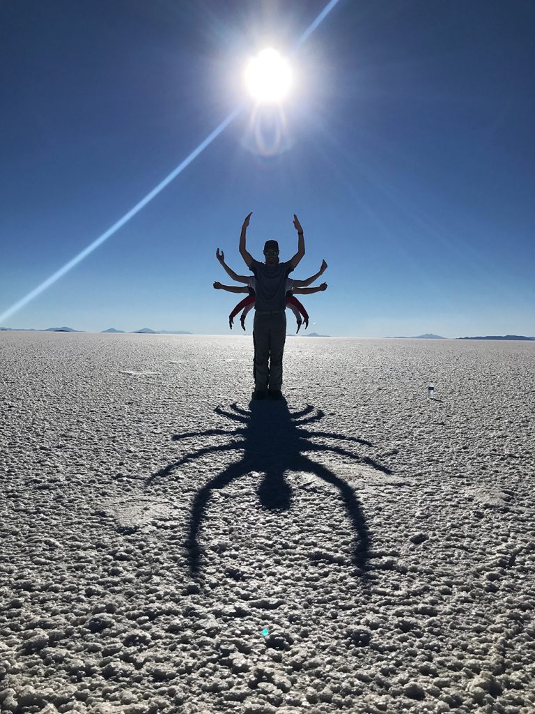 Shadows in the Salt Flats 