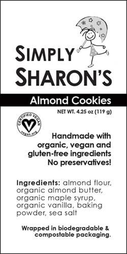 Before the eco friendly packaging redesign, Simply Sharon's had a black and white label design.