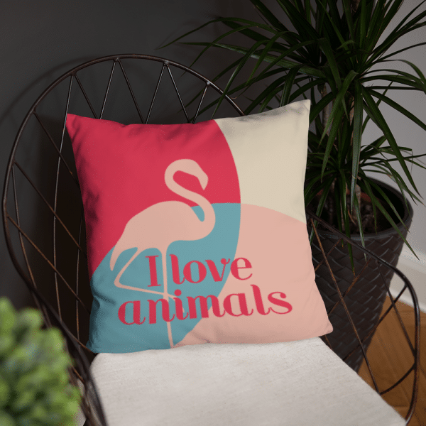 flamingo pillow
