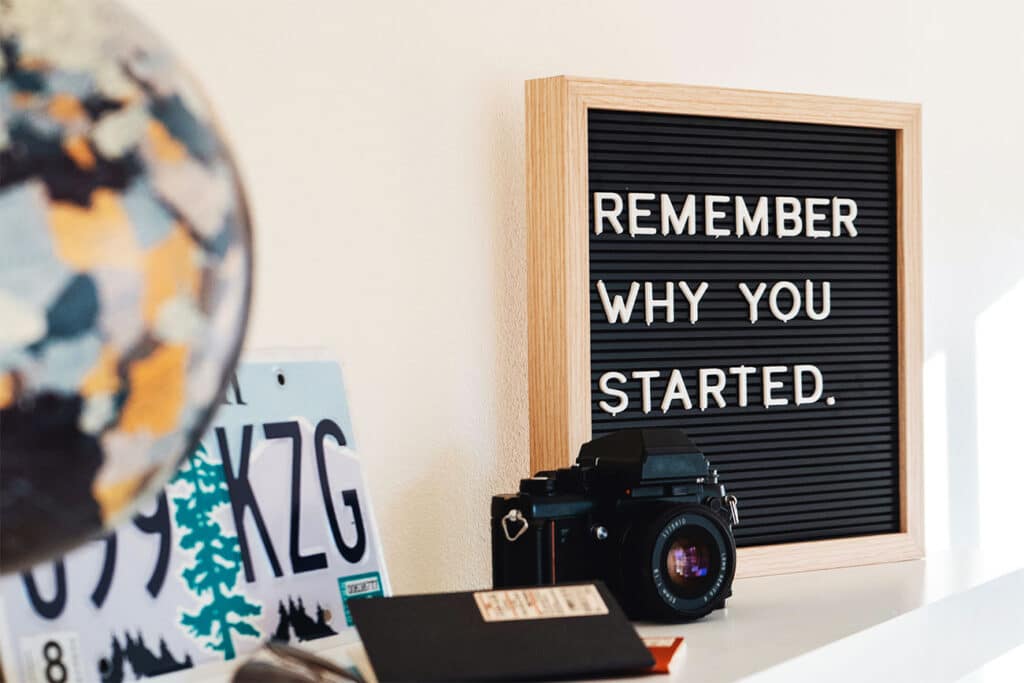 Money Mindset Tip: Remember 
WHY you started your business