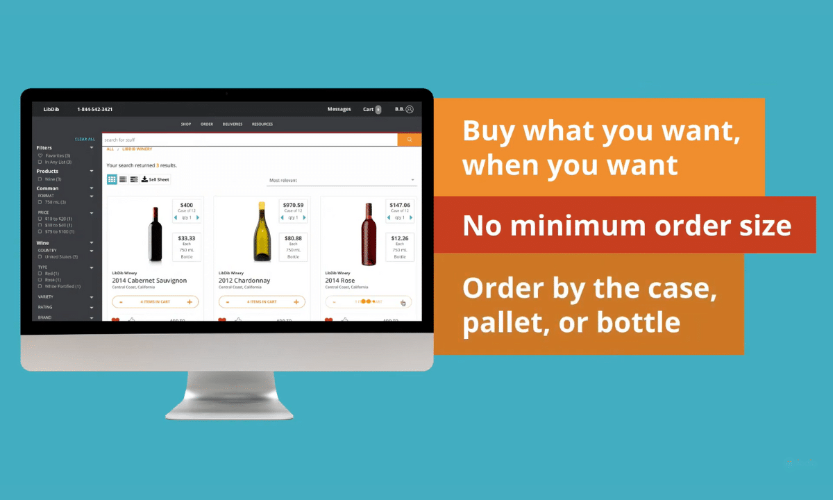 How to sell liquor online using LibDib, a wholesale e-commerce platform designed to attract small-batch liquor and craft brands.