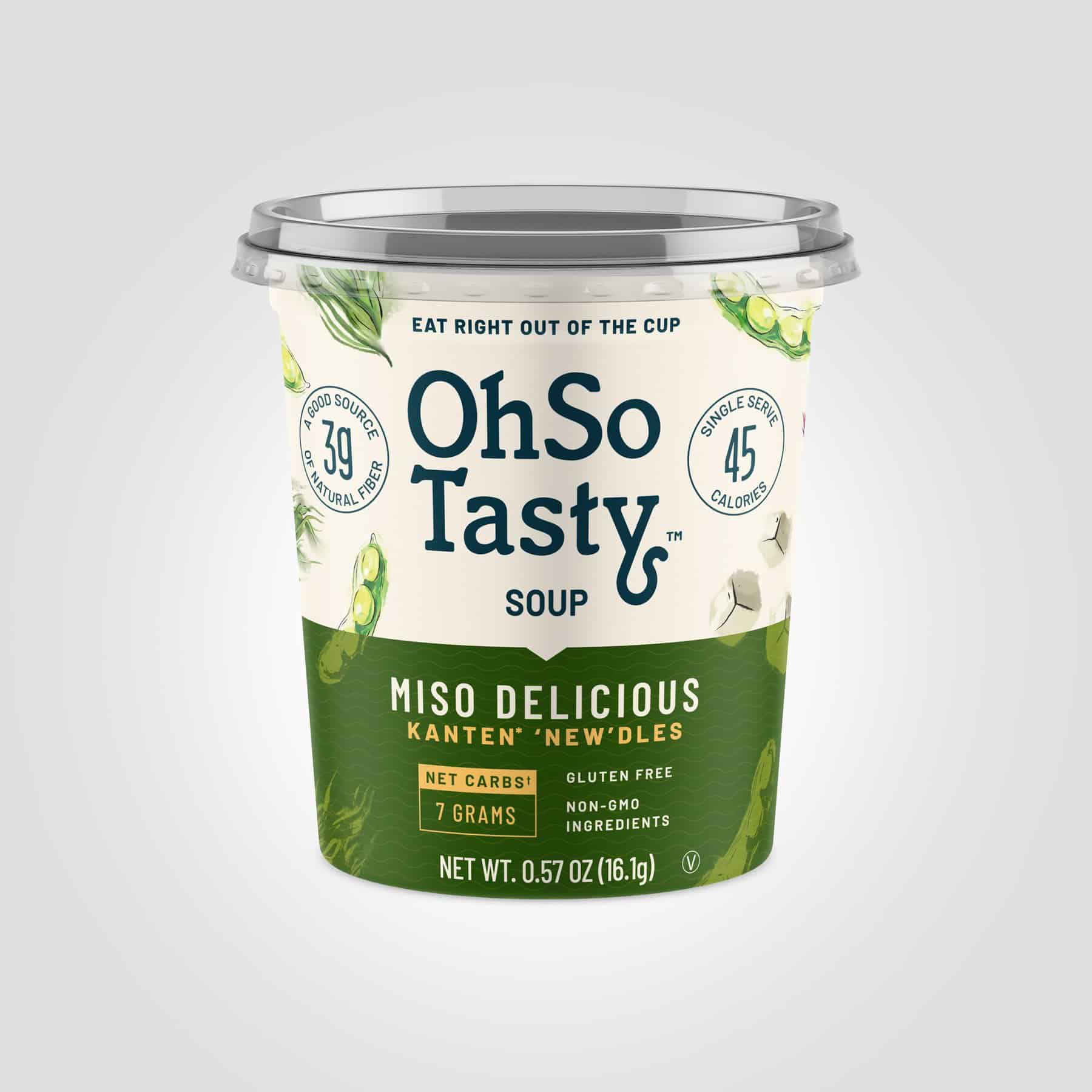 OhSo Tasty food package design mockup