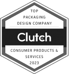 Clutch award for top packaging design company in 2023